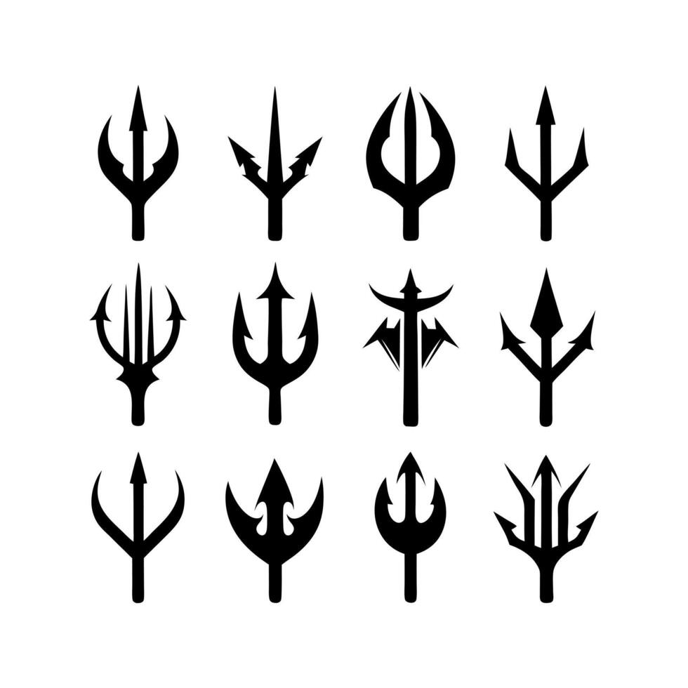 Trident Designs for Graphic design vector