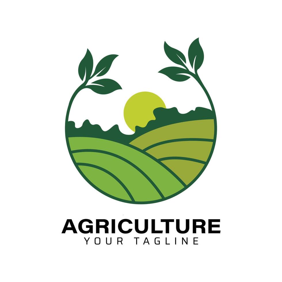 Professional Agriculture and Farm Logo Design vector