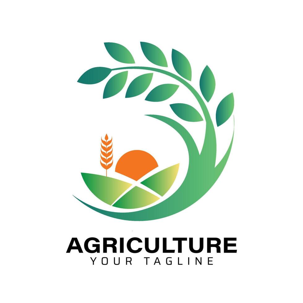Timeless Agriculture and Farm Logo Design vector