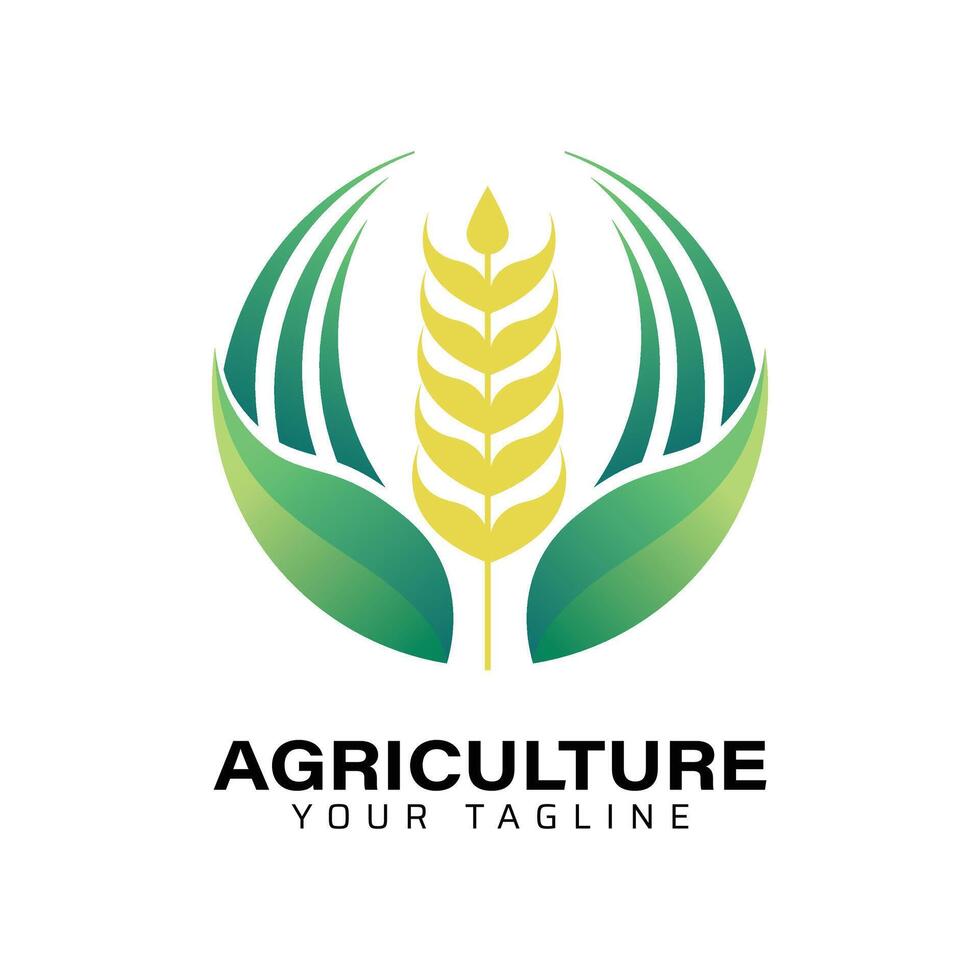 Custom Agriculture and Farm Logo Design vector