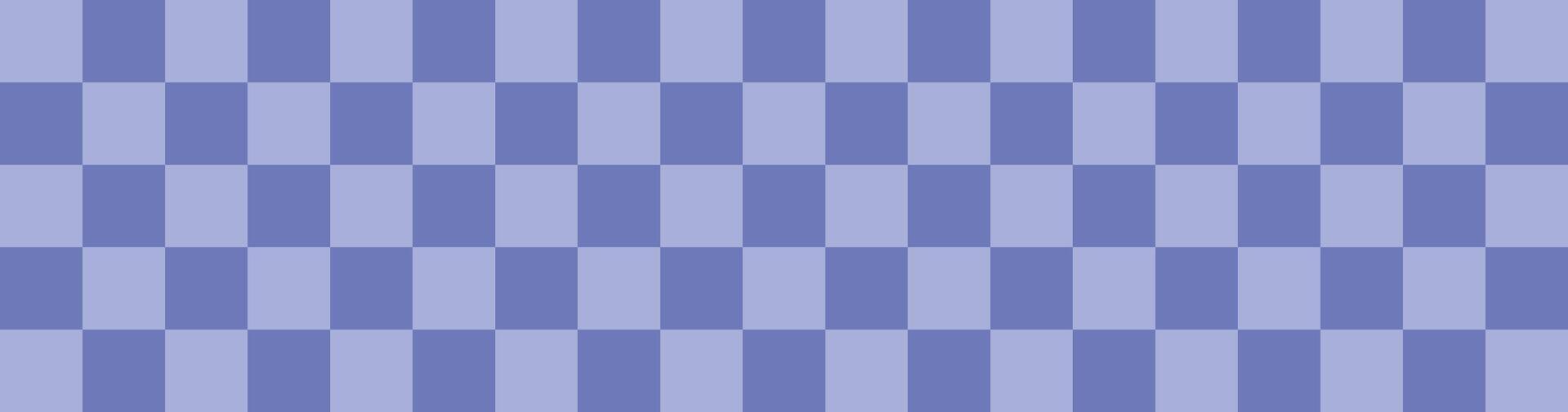 Abstract purple checkered pattern background with alternating light and dark violet squares. Concept of geometric symmetry, modern minimalism, texture, banner for creative and design projects vector