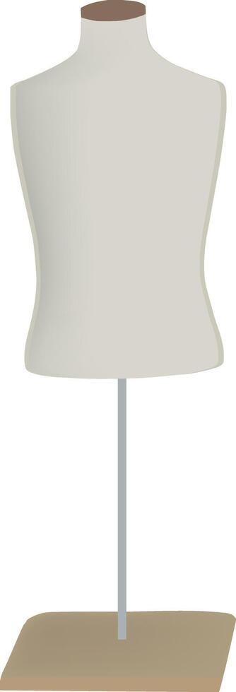 A mannequin on a stand vector