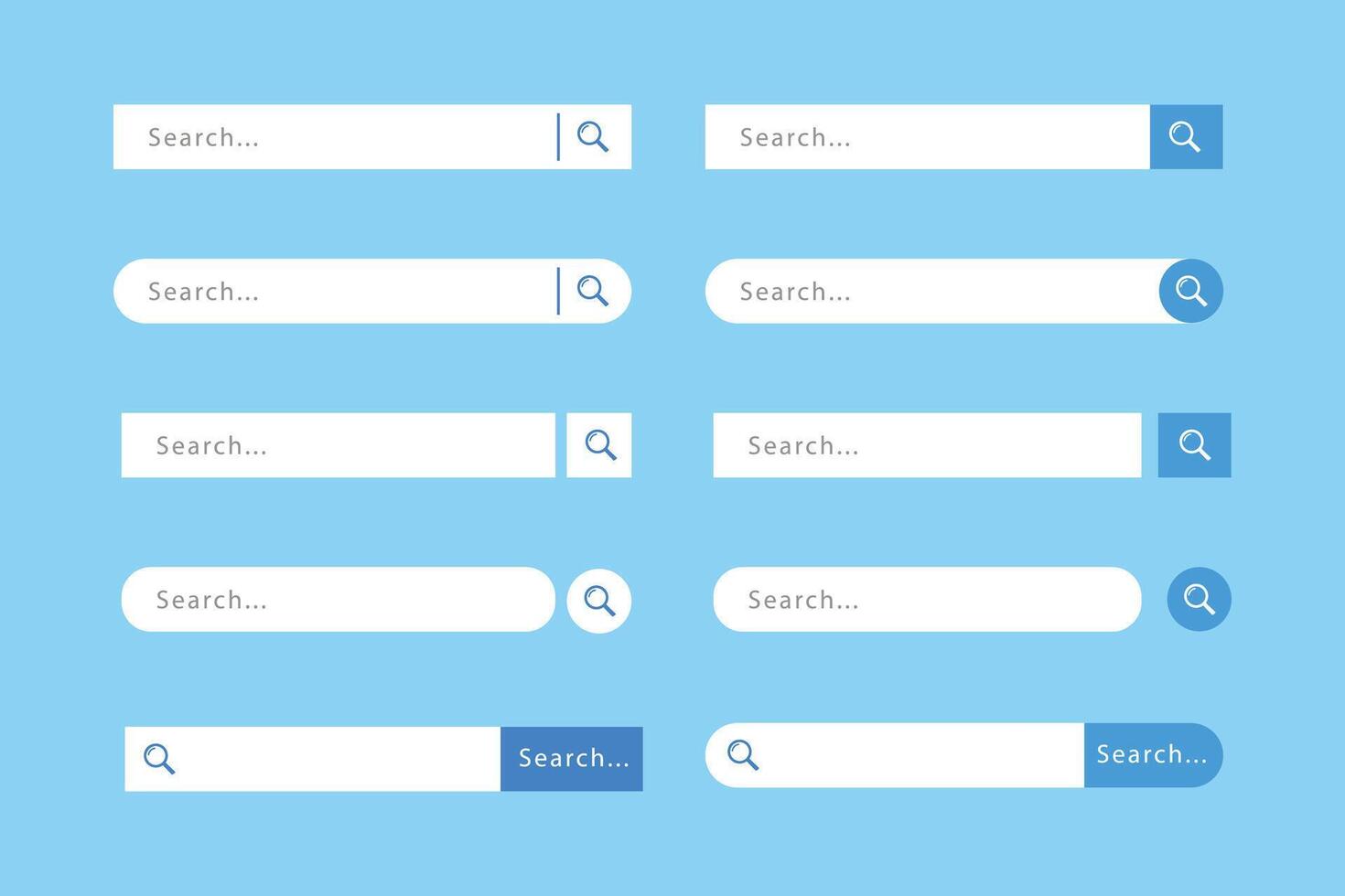 Search bar. Search forms for websites. www search. Web and ui interface. vector