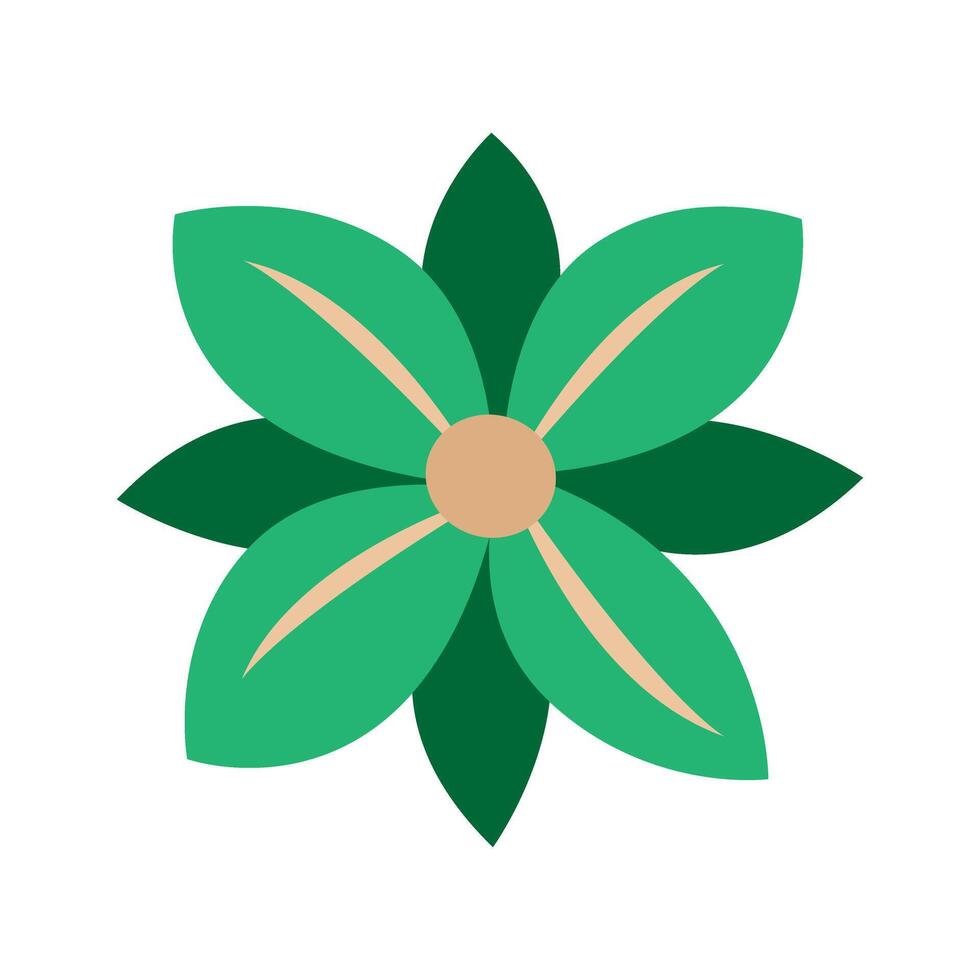 Cute flower flat icon isolated on white background for web and mobile design vector