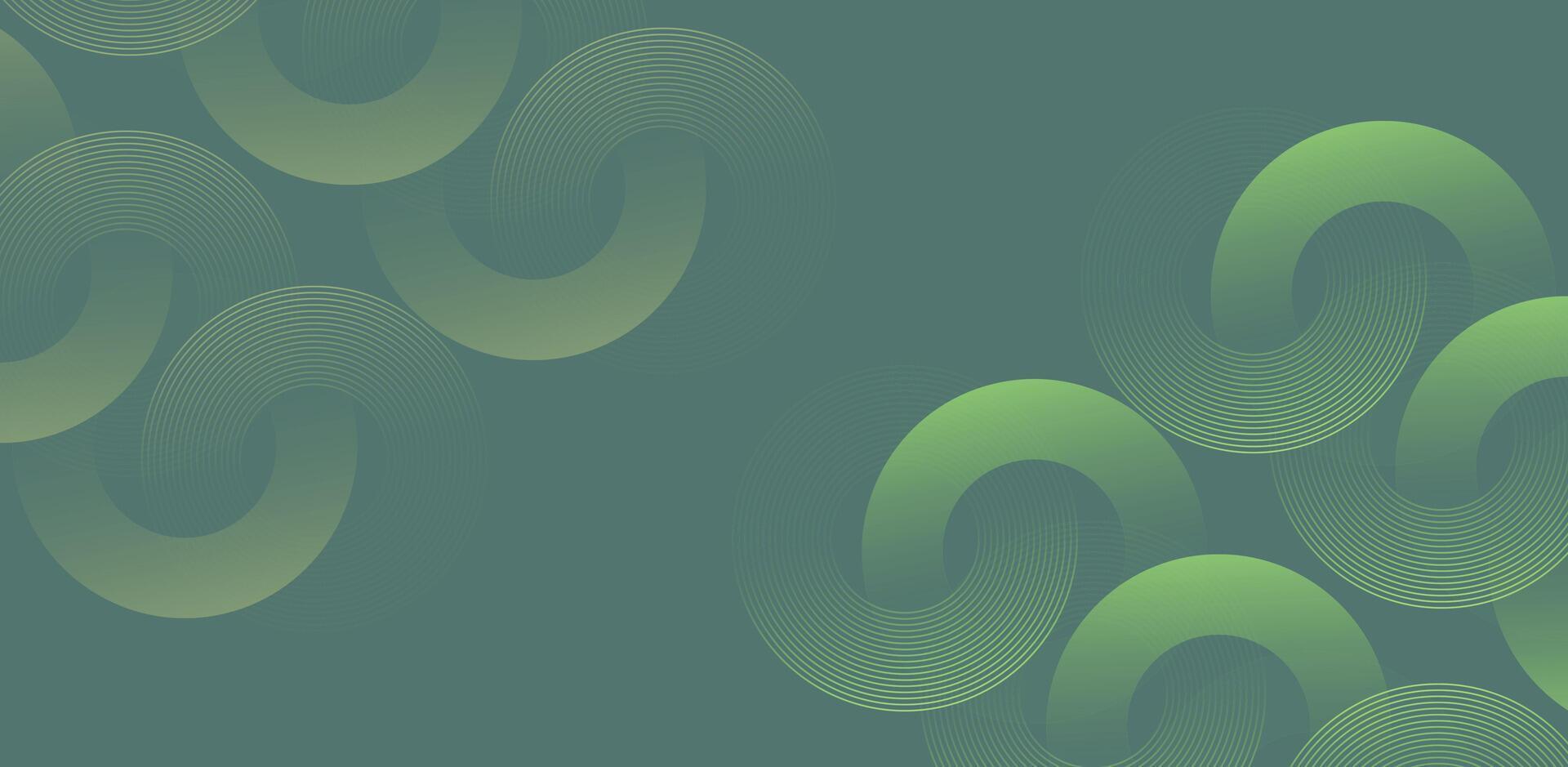 Subtle green waves and soft curving lines interwoven in an organic design, offering a peaceful and natural visual effect for digital art projects vector