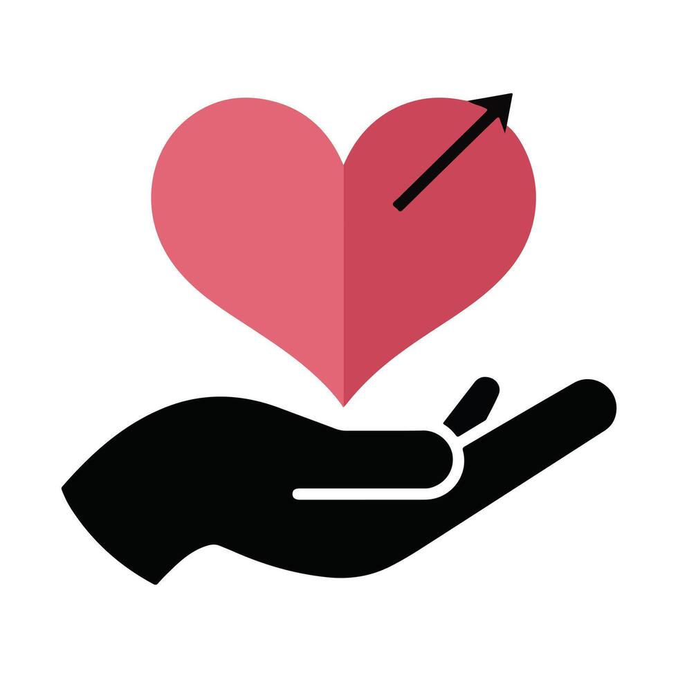 Love And Care Symbol vector