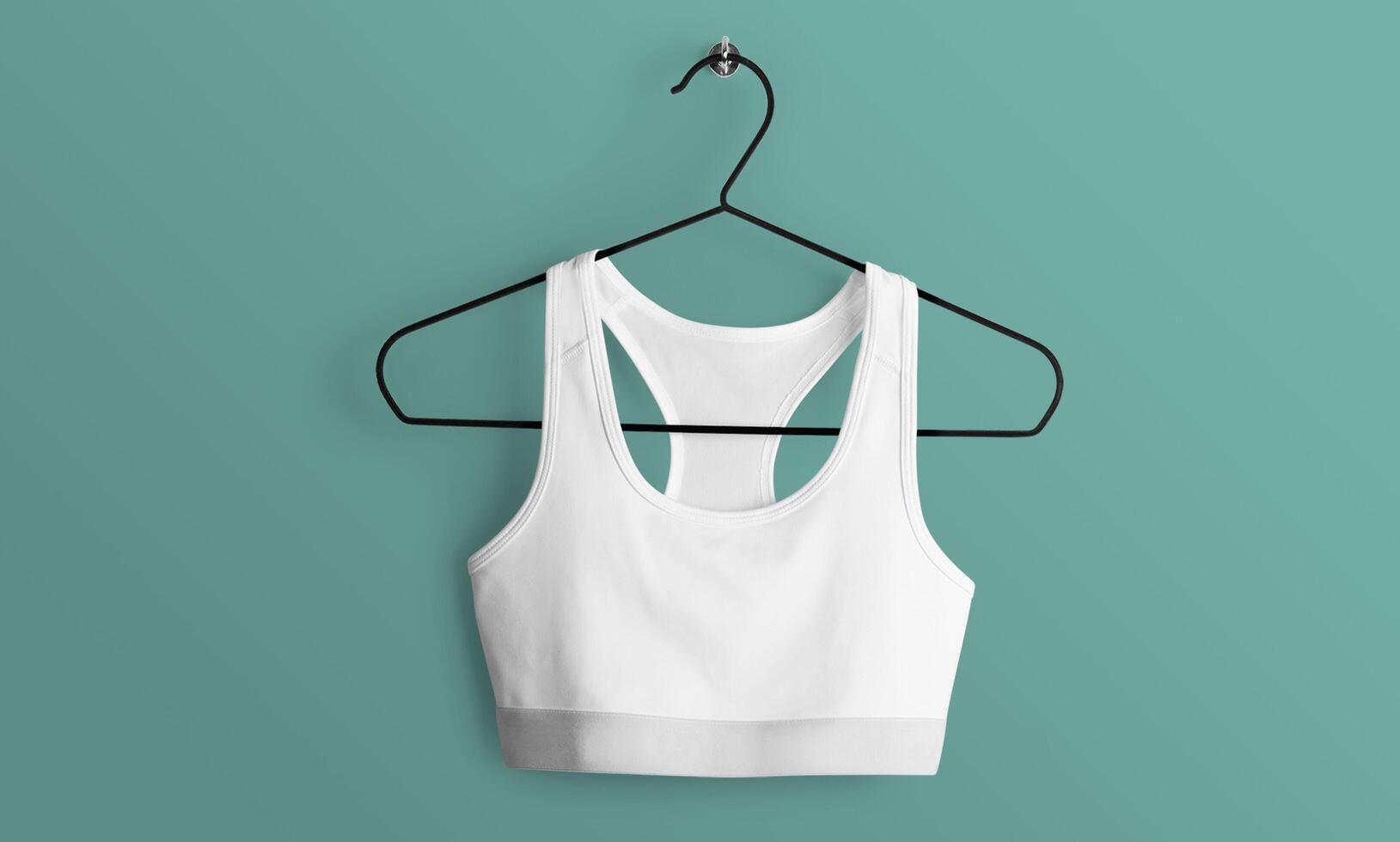 Front and Back Croptop Mockup With blank Background photo