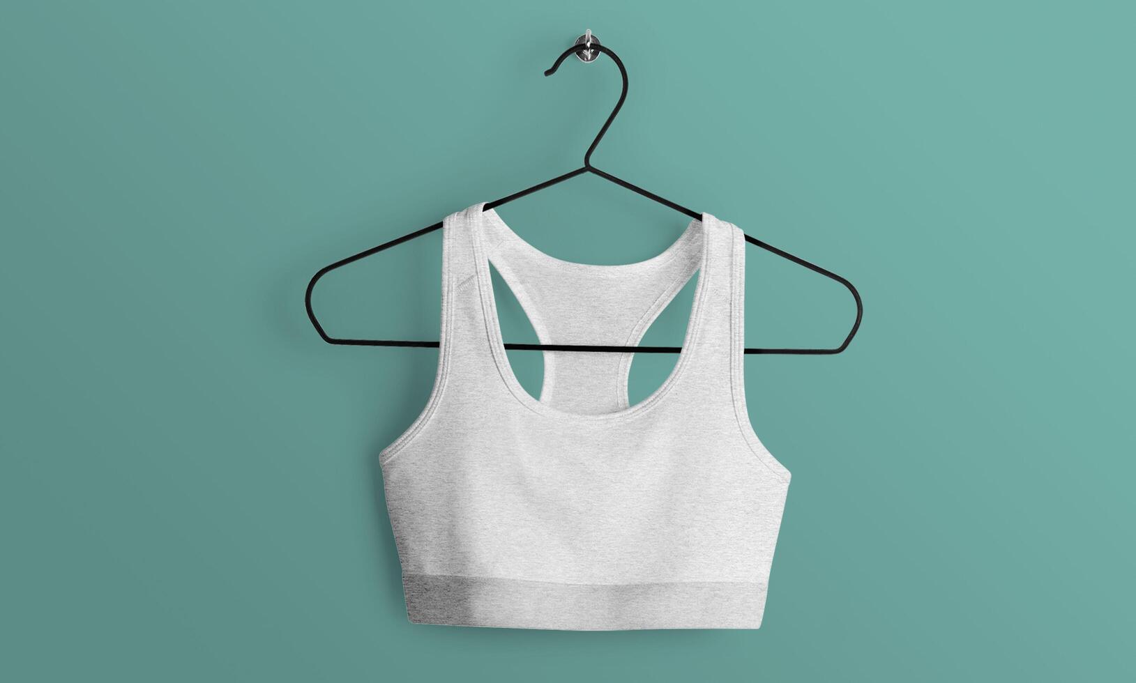 Front and Back Croptop Mockup With blank Background photo