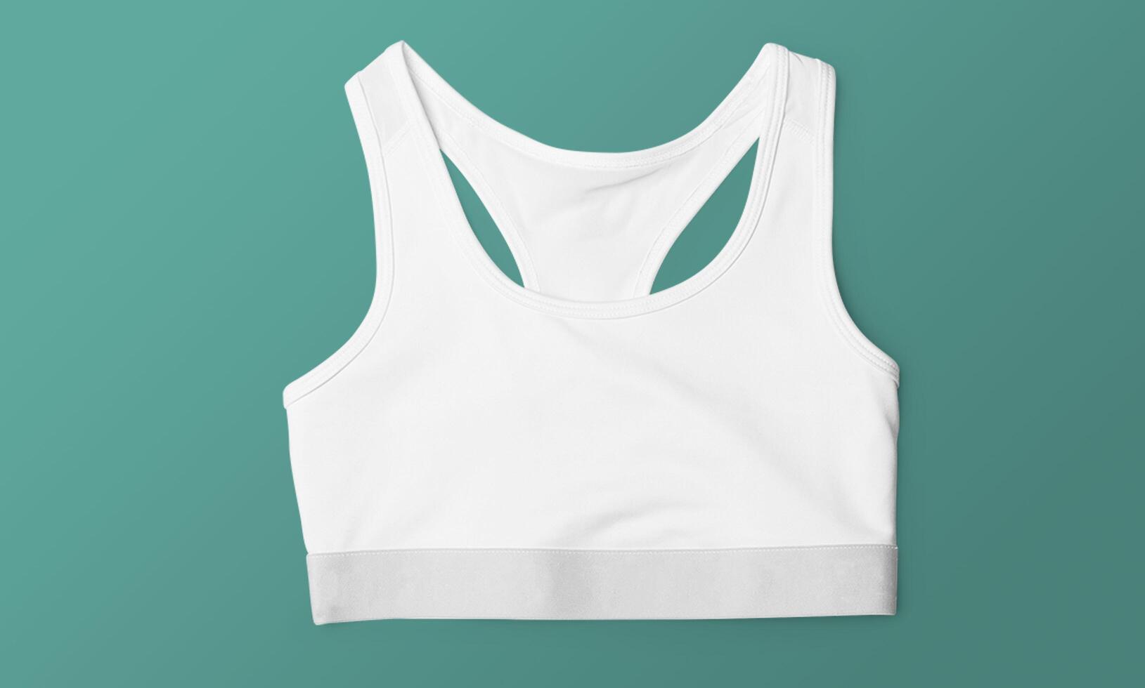 Front and Back Croptop Mockup With blank Background photo