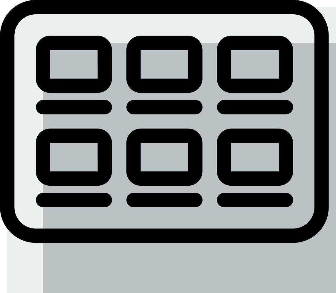 A black and white image of a computer screen vector