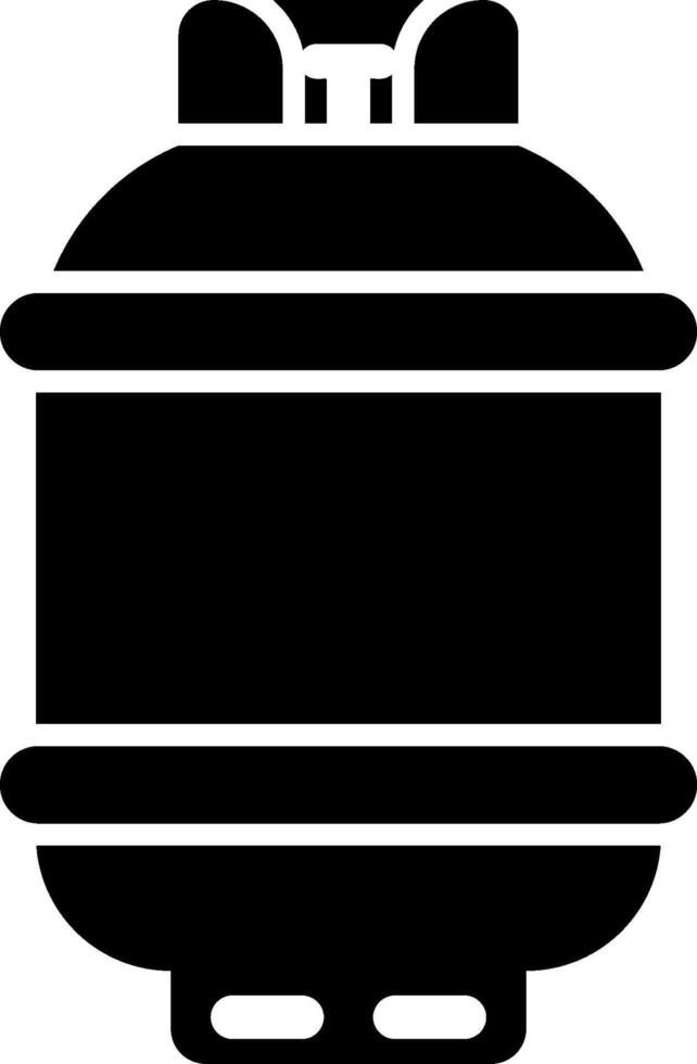 A gas canister icon on a white background vector