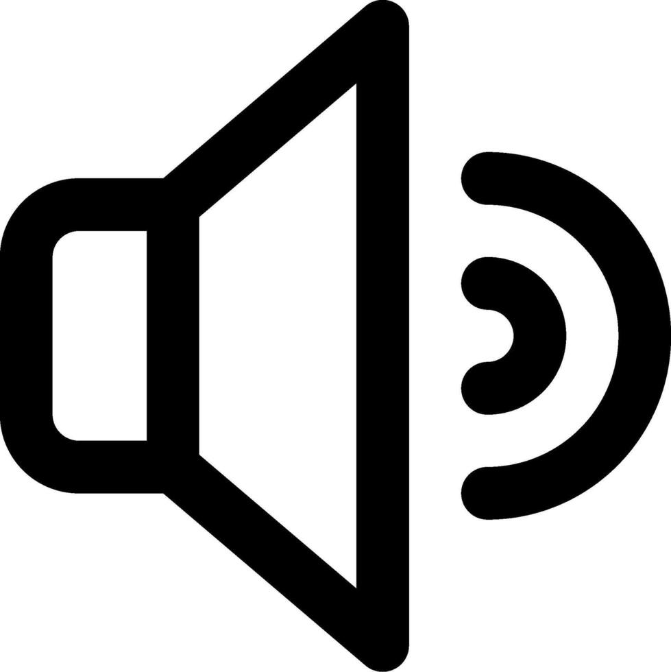 A speaker icon on a white background vector
