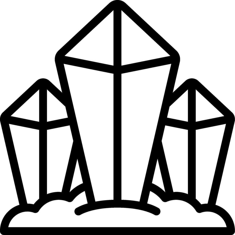 A black and white logo of three diamonds vector