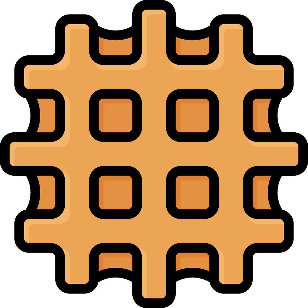 Waffle icon clipart vector
