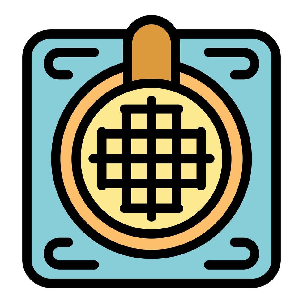 Sewerage system showing water going down drain hole icon vector