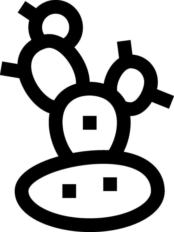 A black and white drawing of a head with two eyes vector