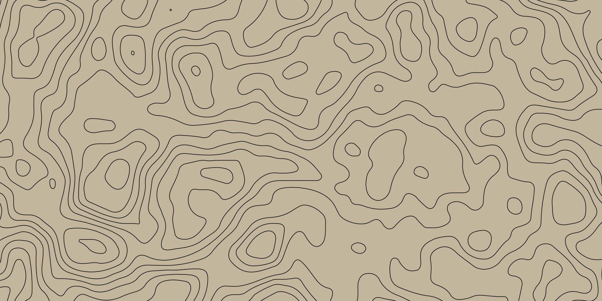 Earth Tone Contour Line Background vector