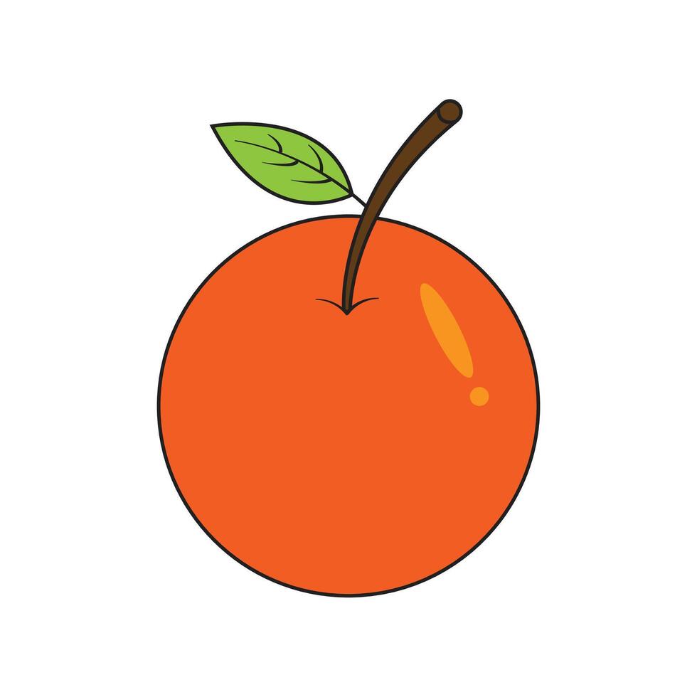 Orange design on background vector