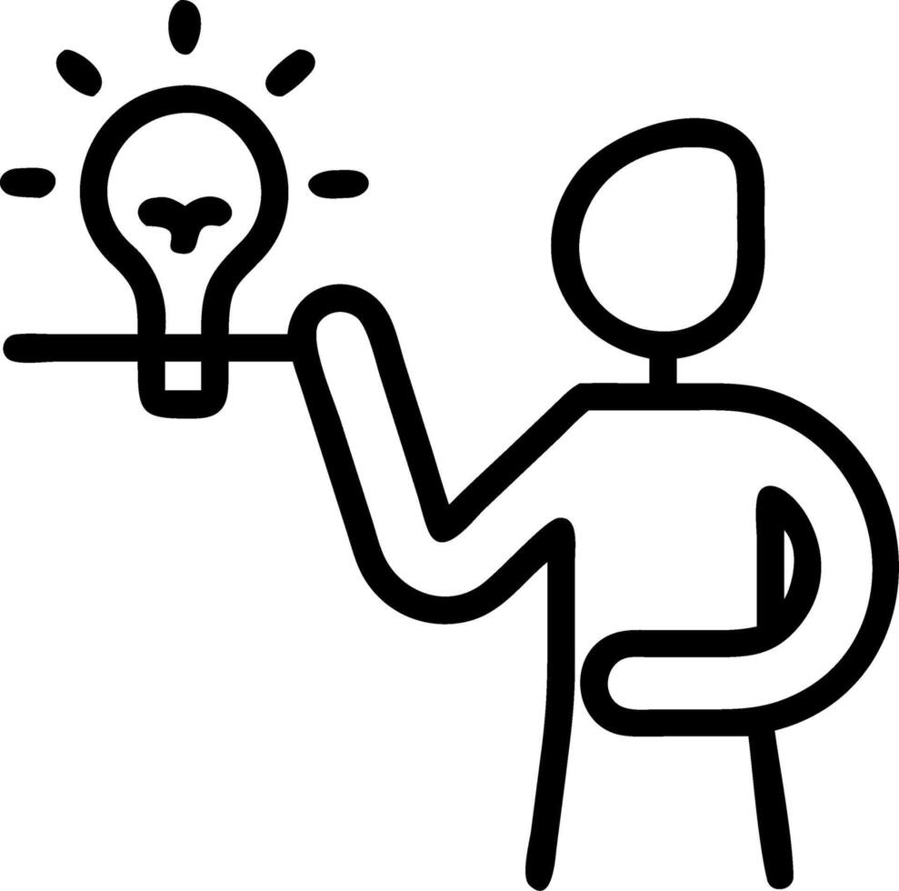 Entrepreneur pitching to investors in a casual setting vector