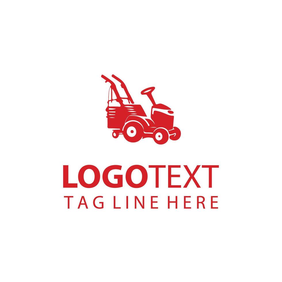 Blade Runner Lawn Mover Service Logo vector