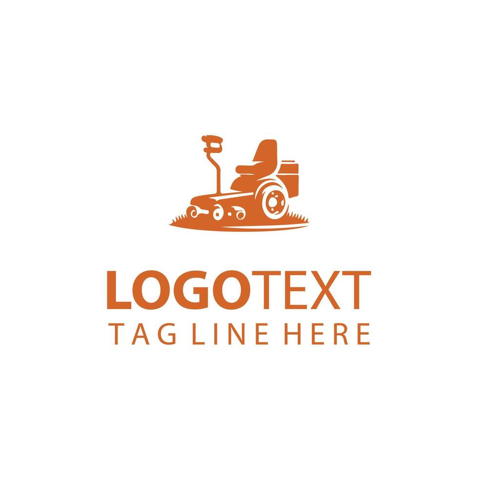 Precision Edge Lawn Mover Logo vector