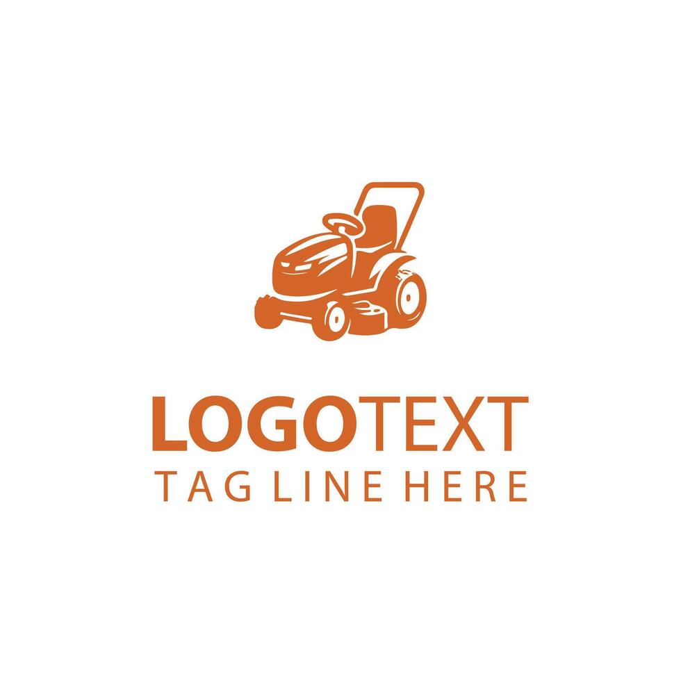 Razor Sharp Lawn Mover Logo vector