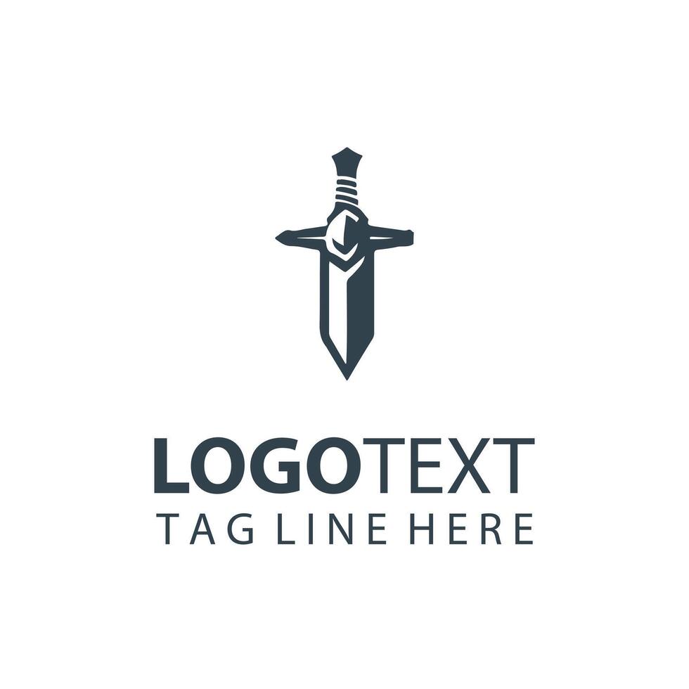 The Soul blade Sword Logo vector