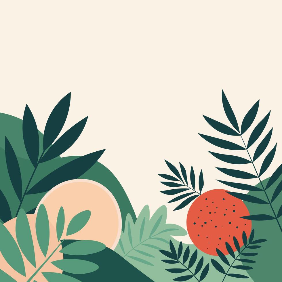 Organic minimalist background. vector