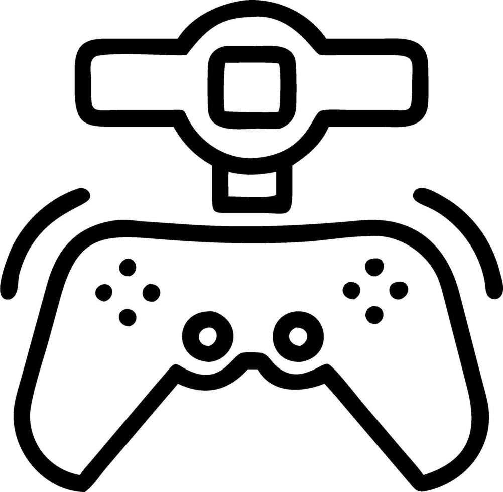 Augmented Reality Gaming Controller vector
