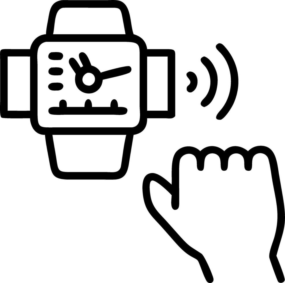 Automated Fitness Tracking vector