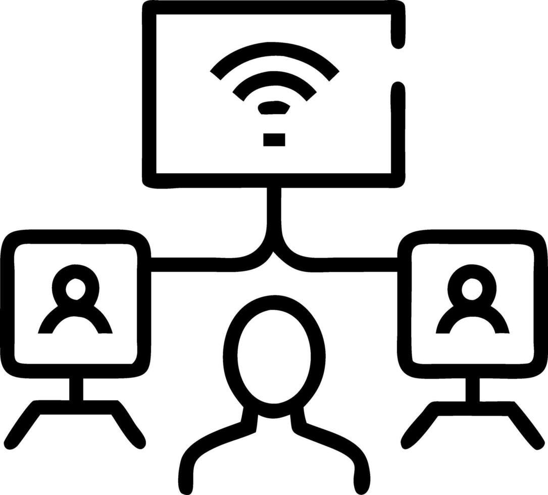 Automation in Corporate Conference vector