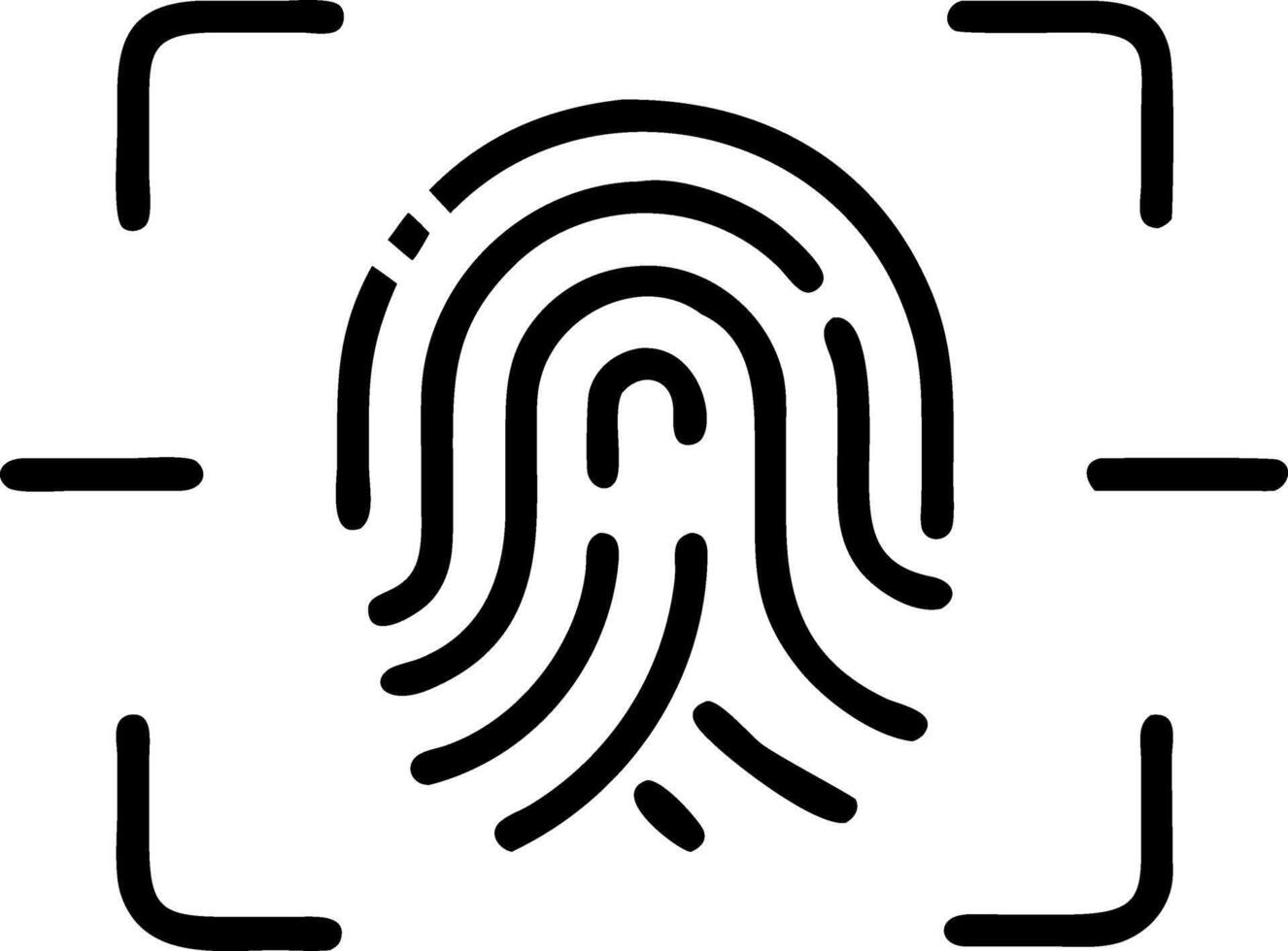 Bio Metric Security Achievement vector