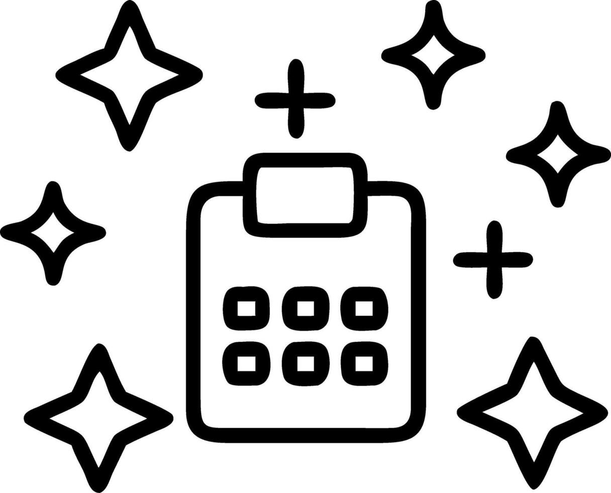 Bokeh cash register constellations vector