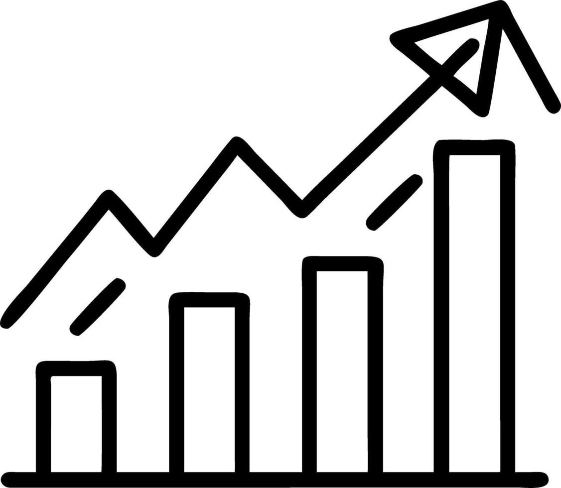 Bokeh Corporate Financial Growth vector