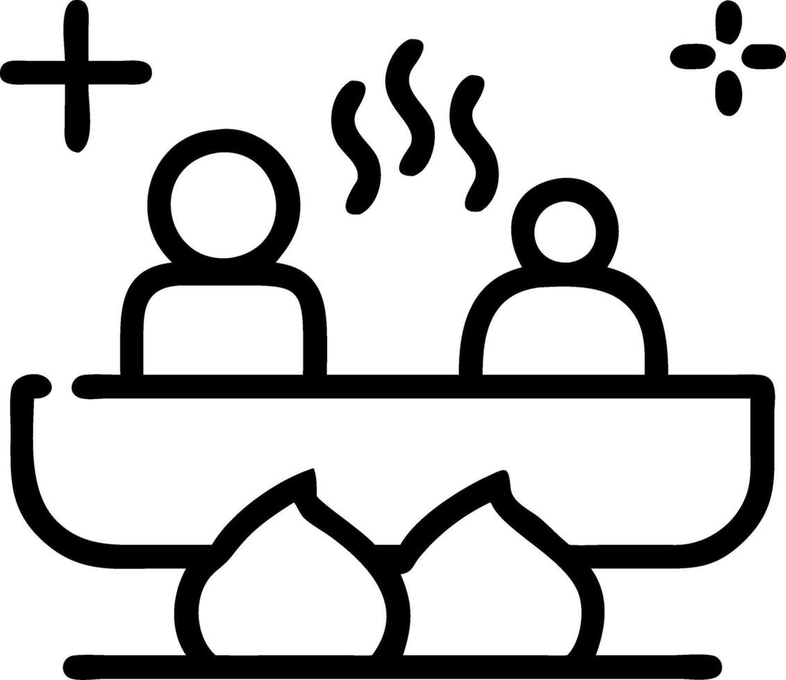 Bokeh digital art of a family cooking together in a modern kitchen vector