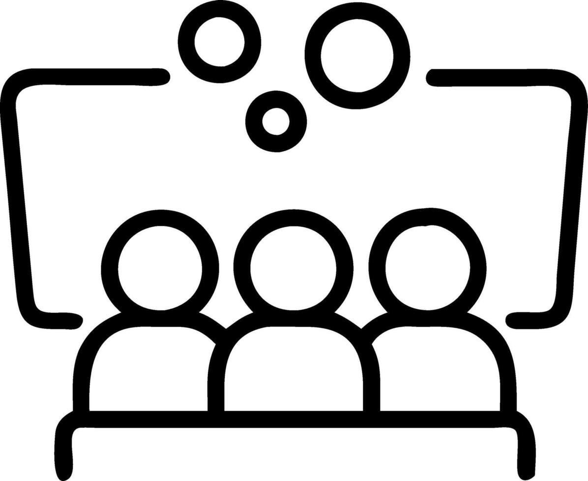 Bokeh Family Movie Night vector
