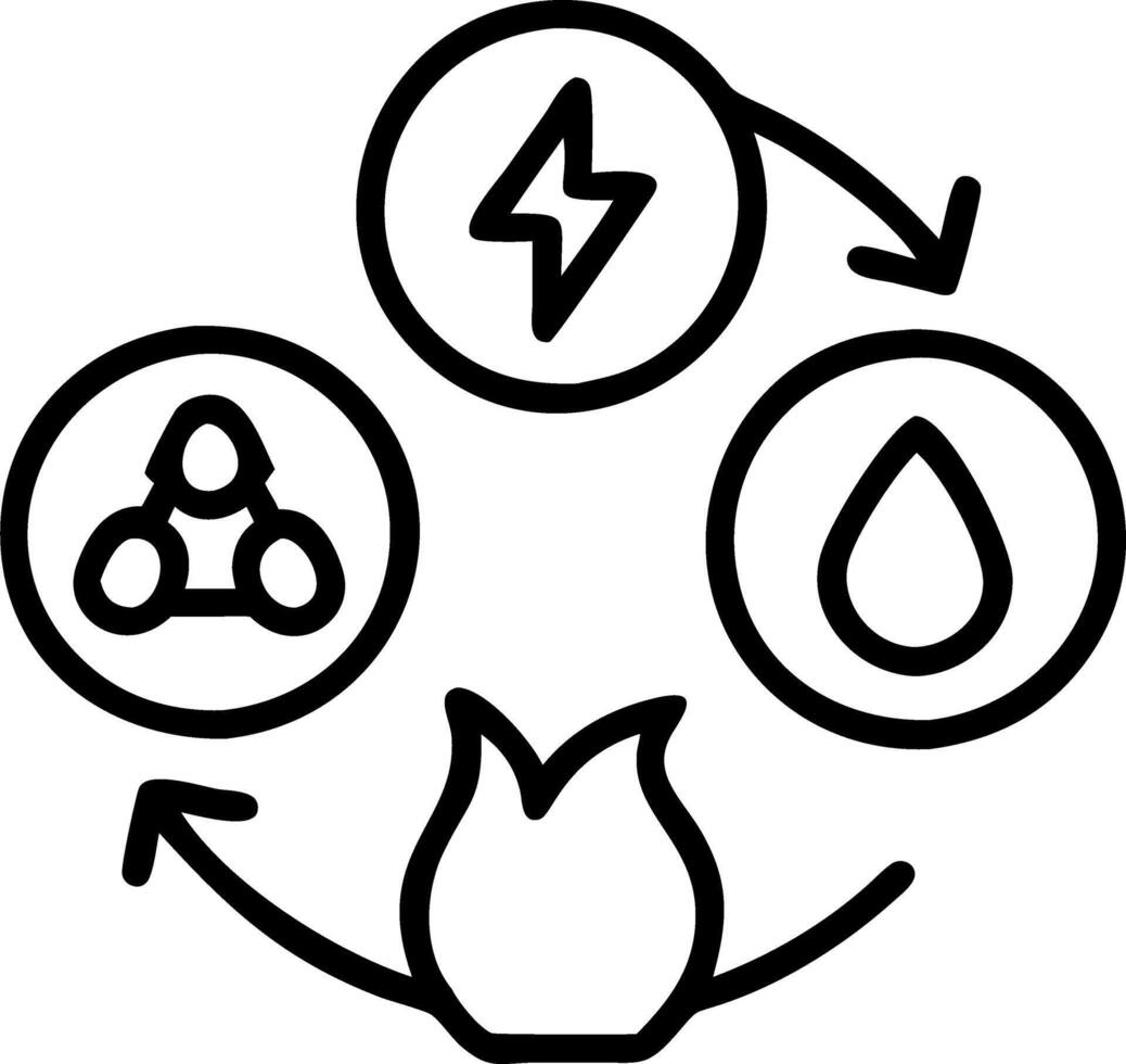Bokeh lights forming environmental symbols vector