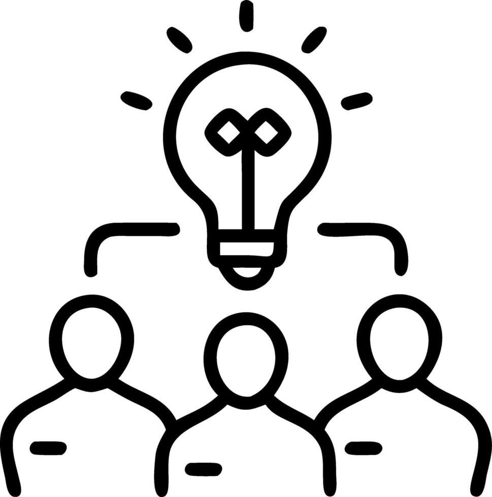 Business Leaders in a Futuristic Office Brainstorming Digital Strategies vector