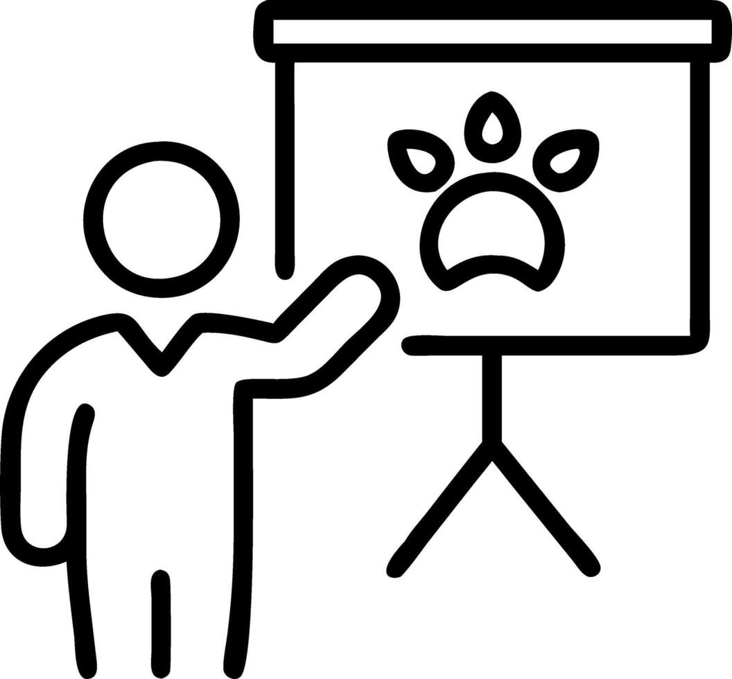 Business Presentation on Pet Nutrition vector