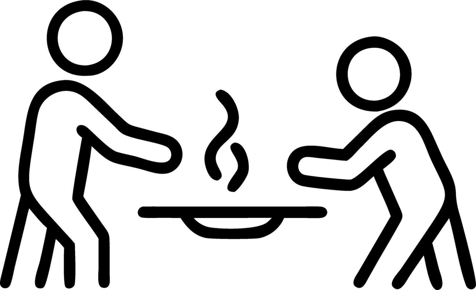 Candid image of a family cooking breakfast together in the kitchen vector