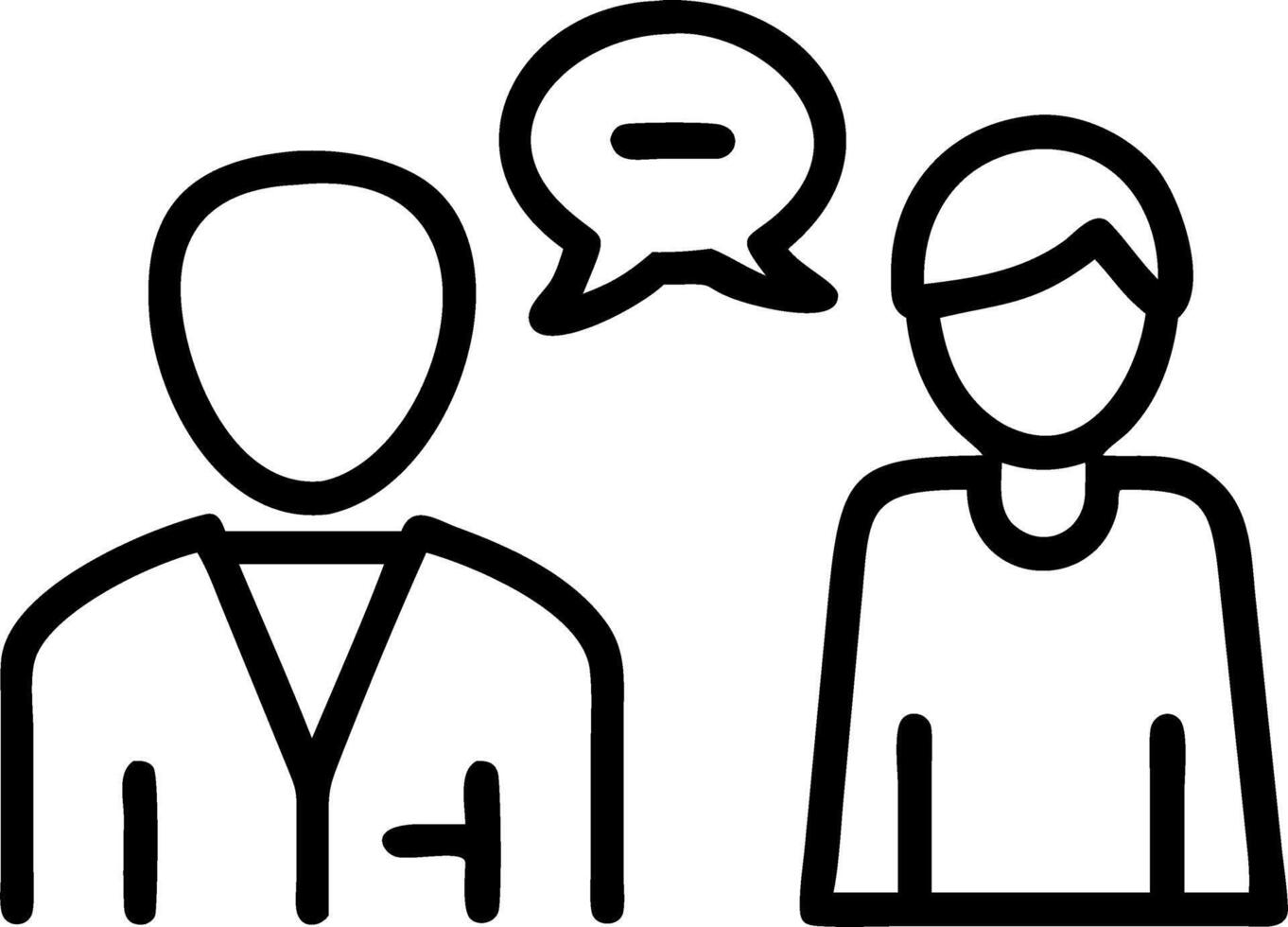 Candid image of a doctor mentoring a medical student during rounds vector