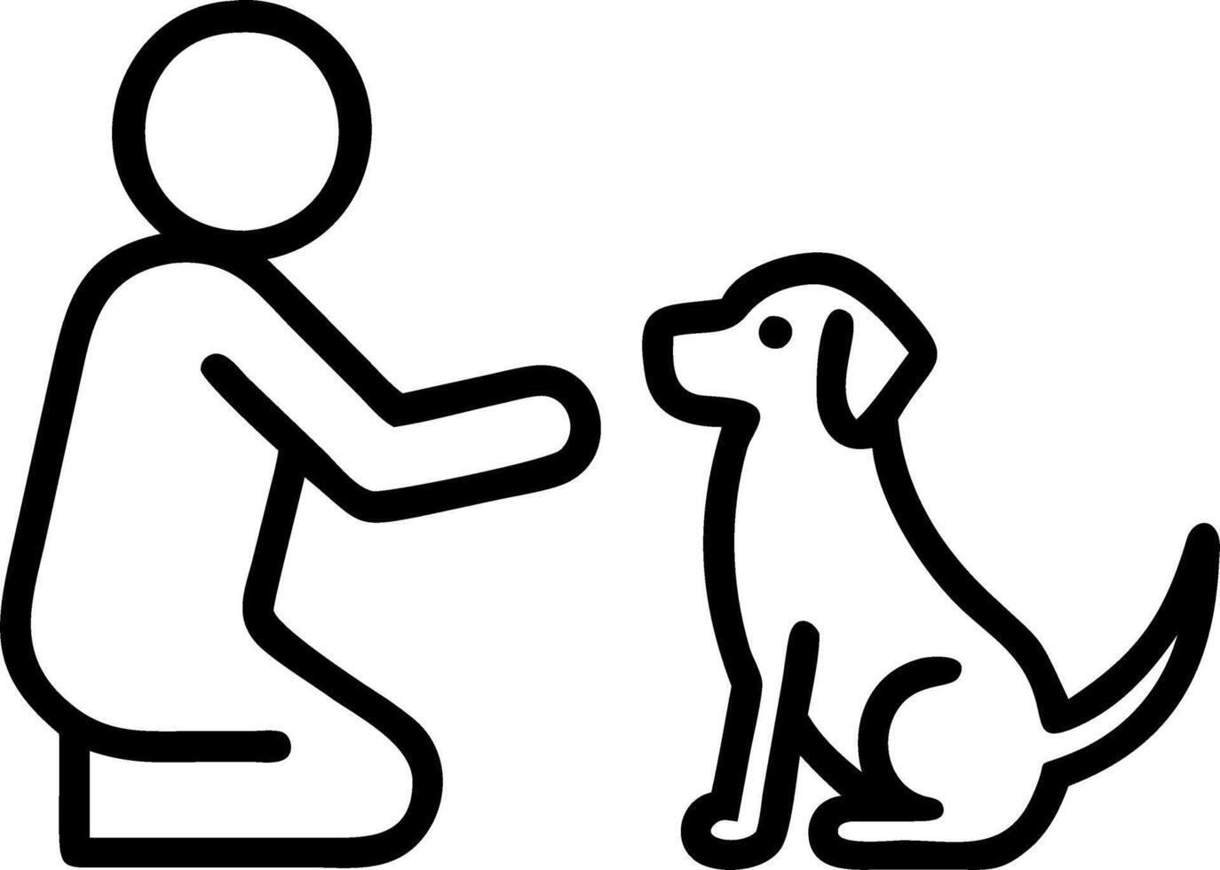 Candid Puppy Learning New Tricks in Living Room vector