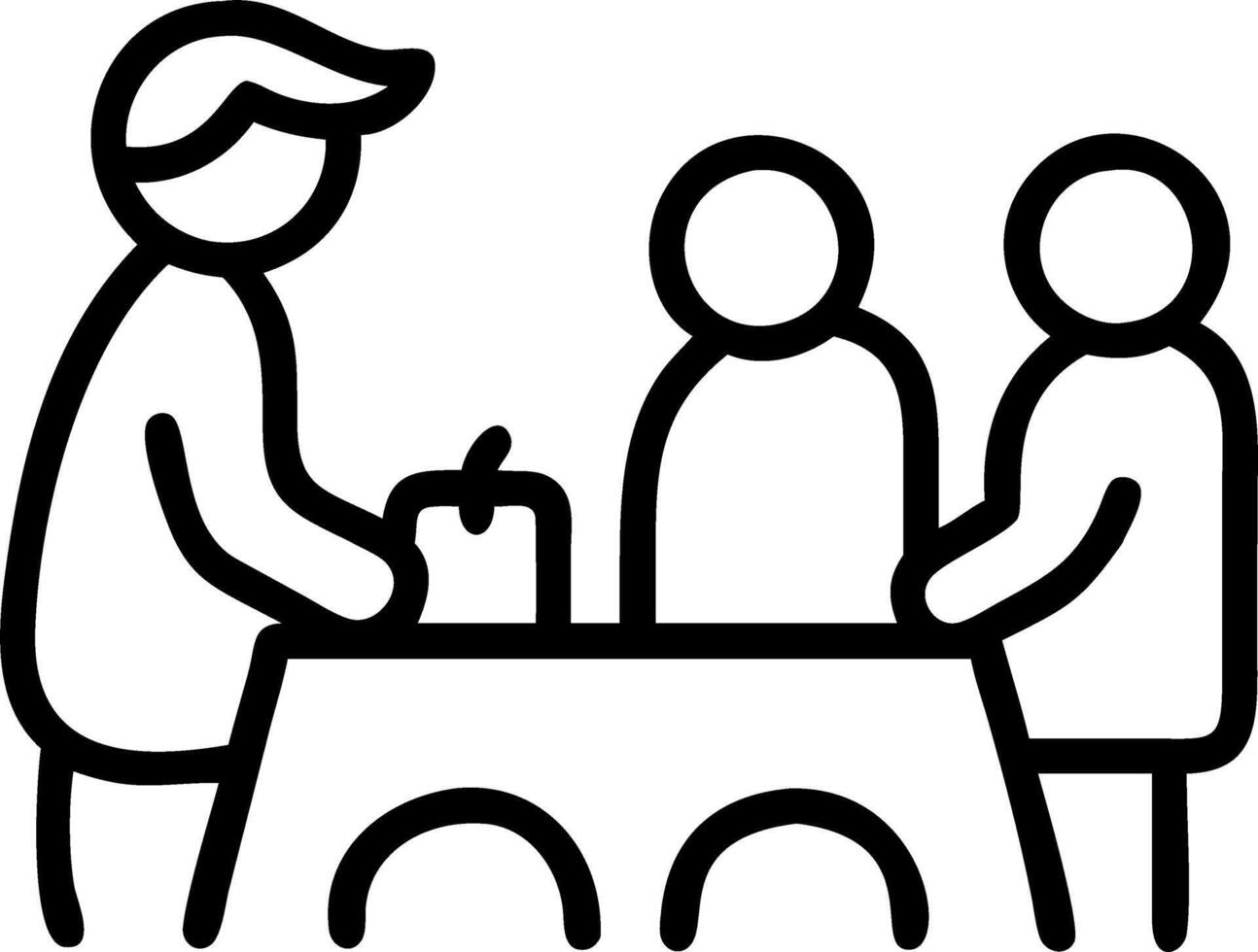 Candid scene of a family exploring a farmers market on a weekend morning vector