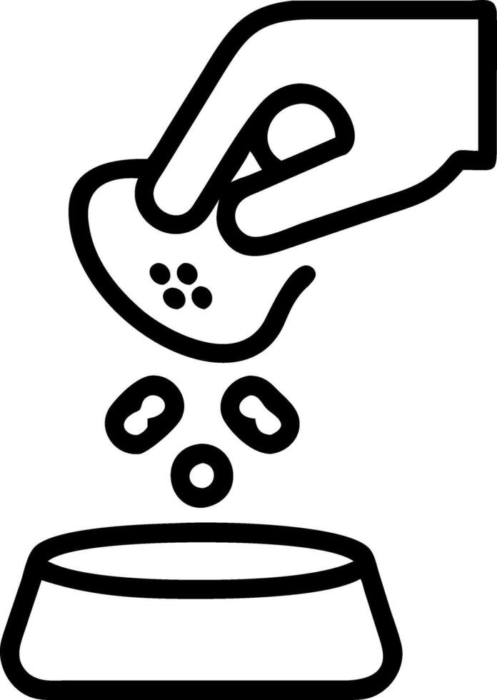 Close Up of Futuristic Pet Food Dispenser vector