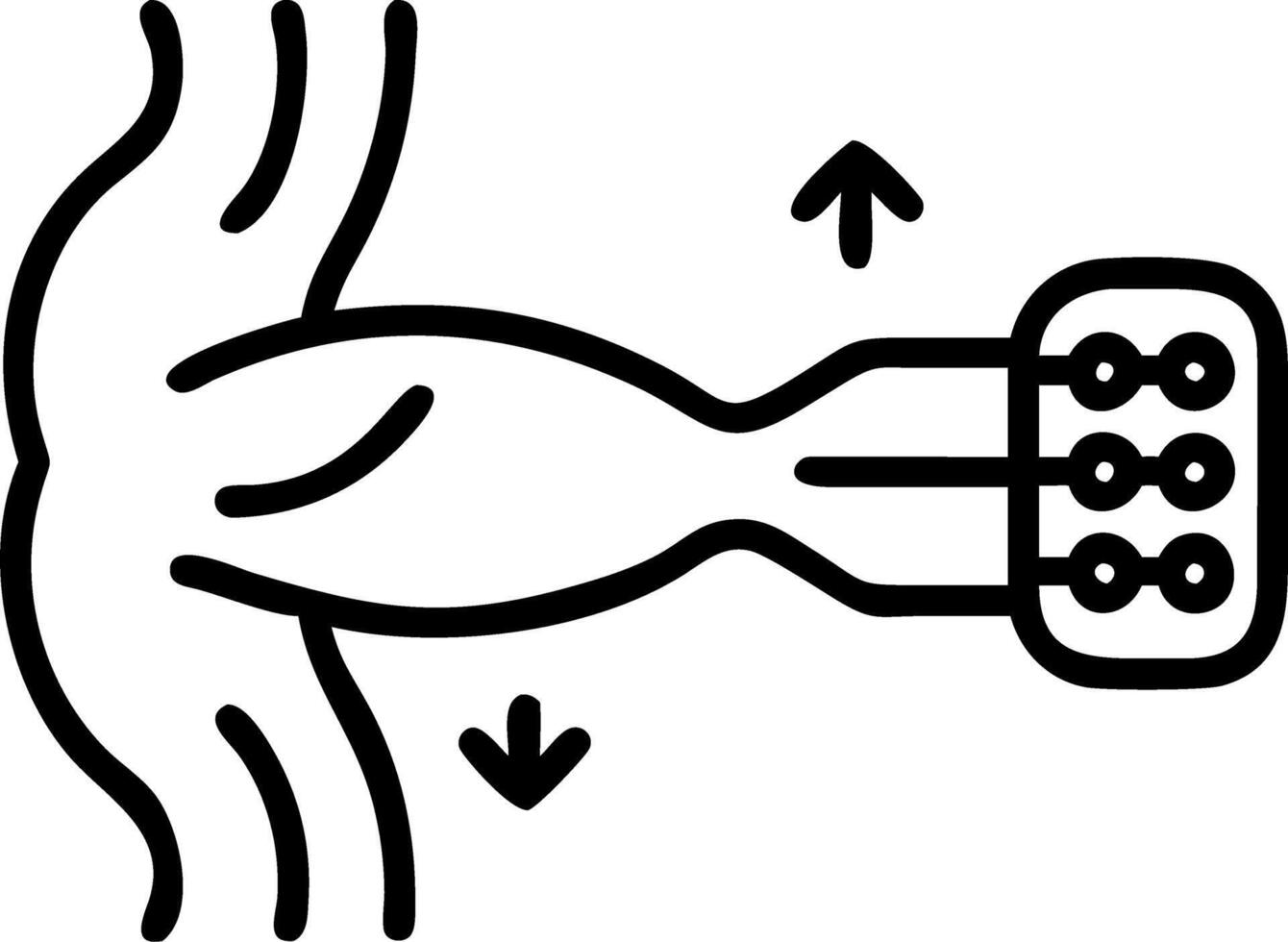 Close up of nanobot repairing muscle tissue vector