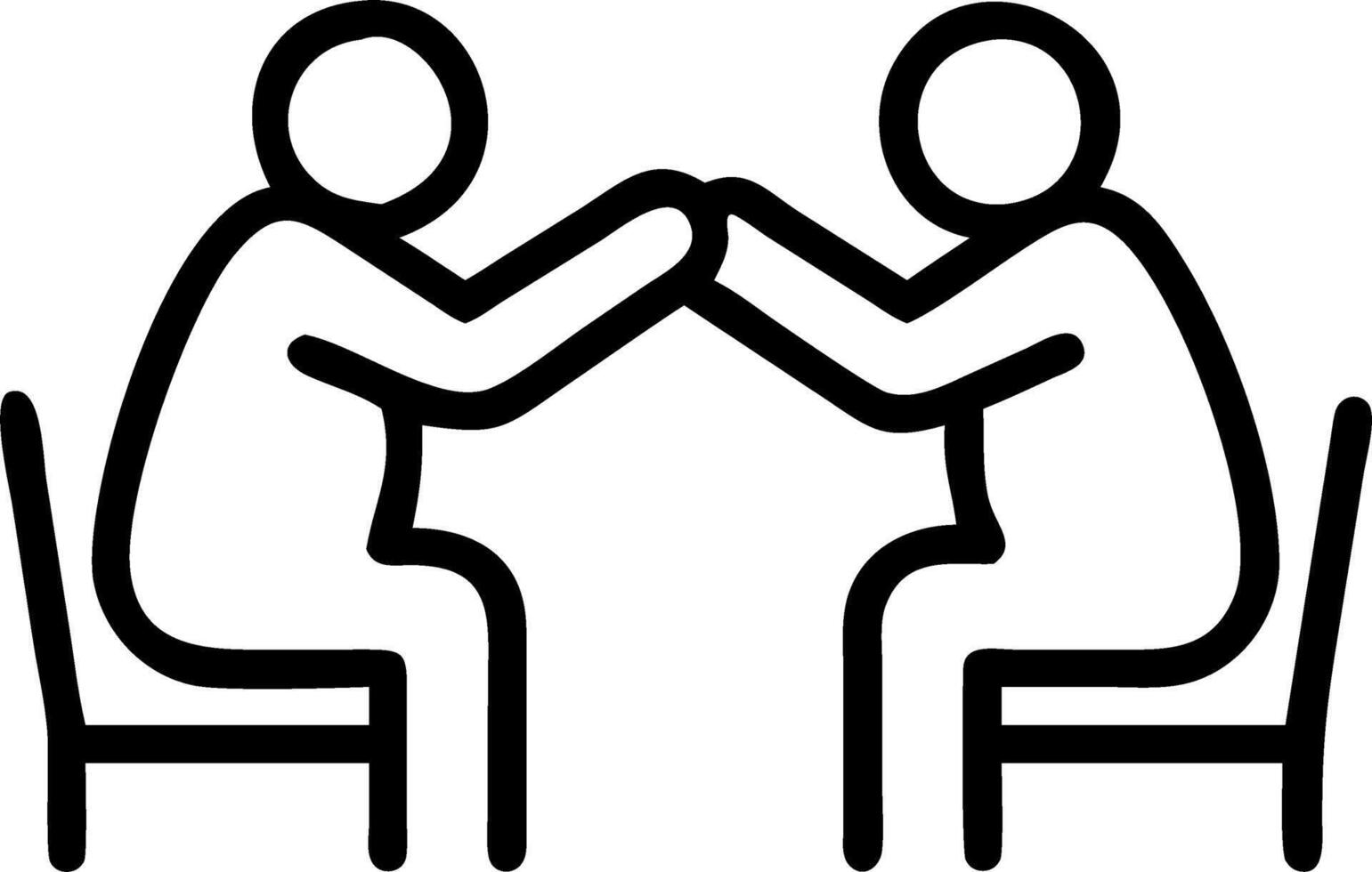 Couple decorating the living room together vector