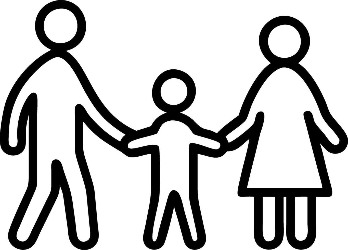Family Park Walk vector