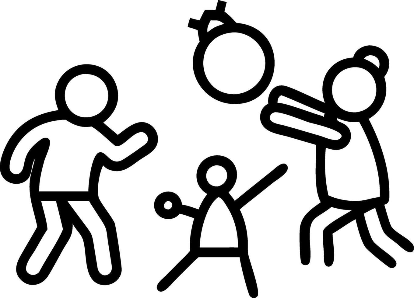 Family Winter Snow Day vector
