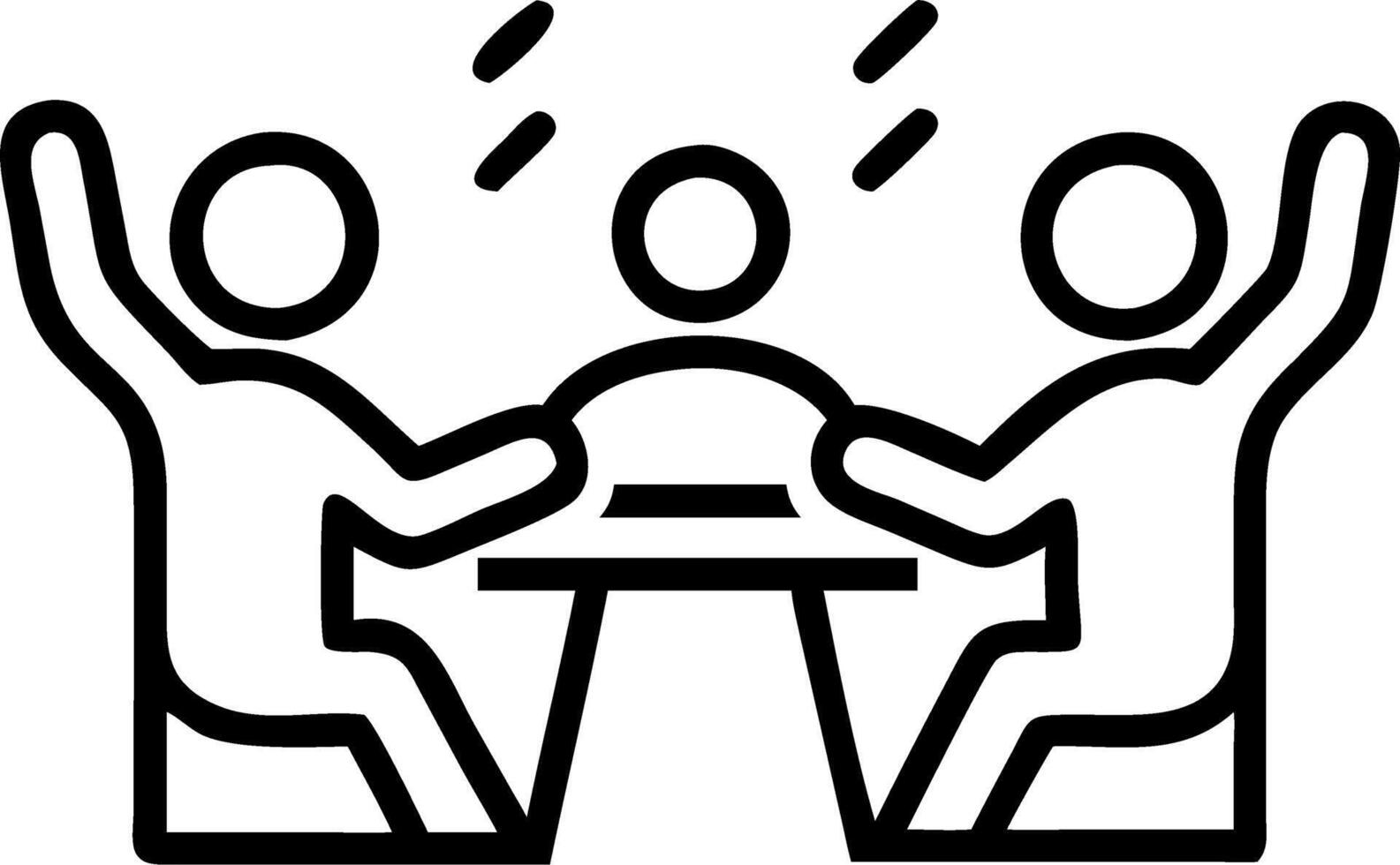 Friends enjoying a game night in the living room vector