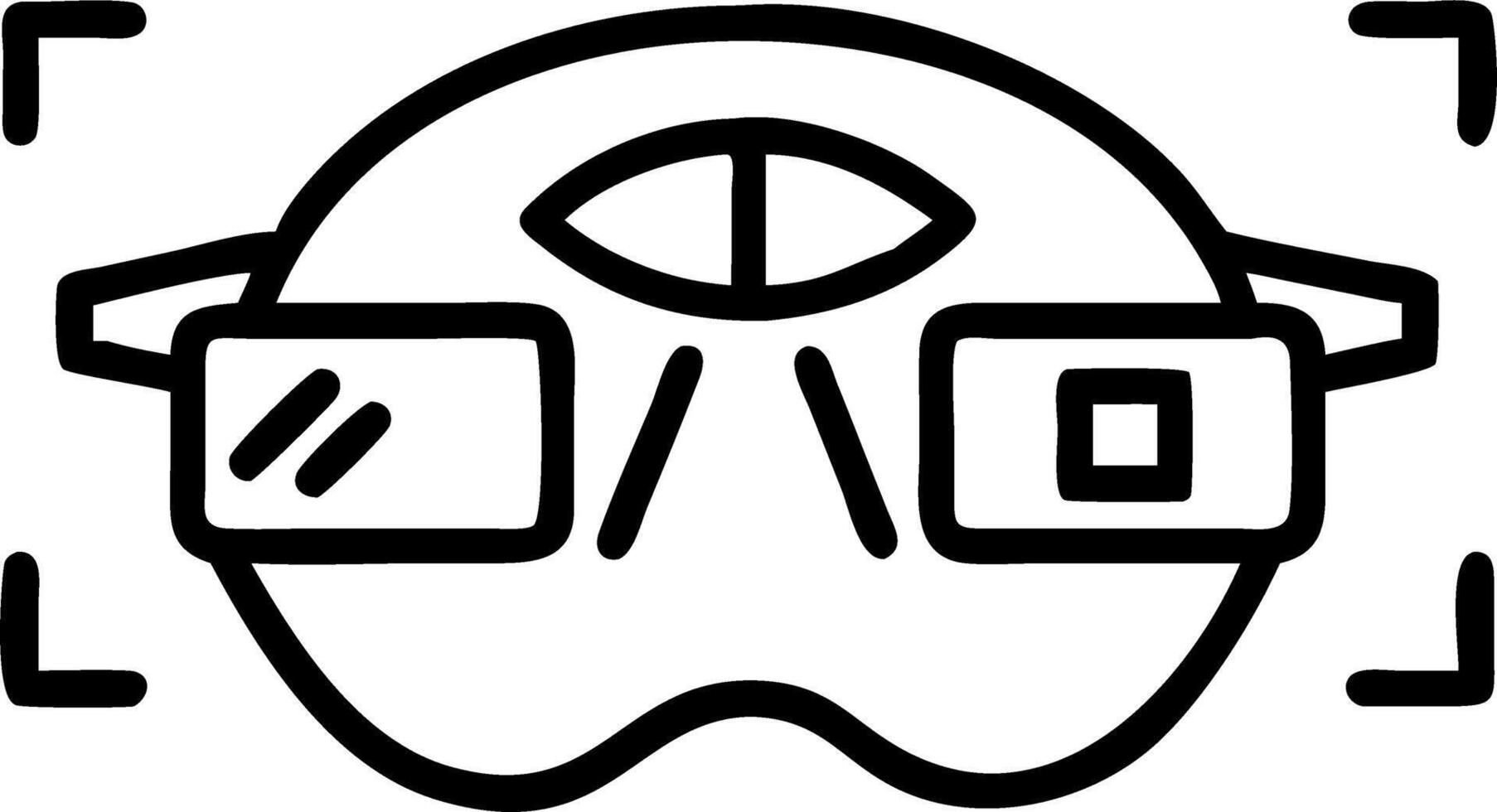 Futuristic close up of augmented reality in retail shopping vector